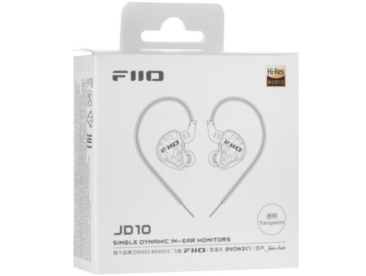 Гарнитуры FIIO JD10 Прозрачные черные